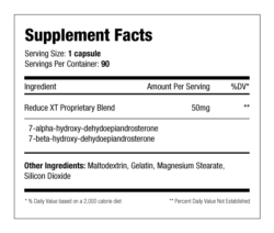 Reduce-XT Supplement Facts